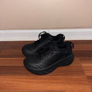 Hoka Bondi SR Black Slip-Resistant Non-Slip